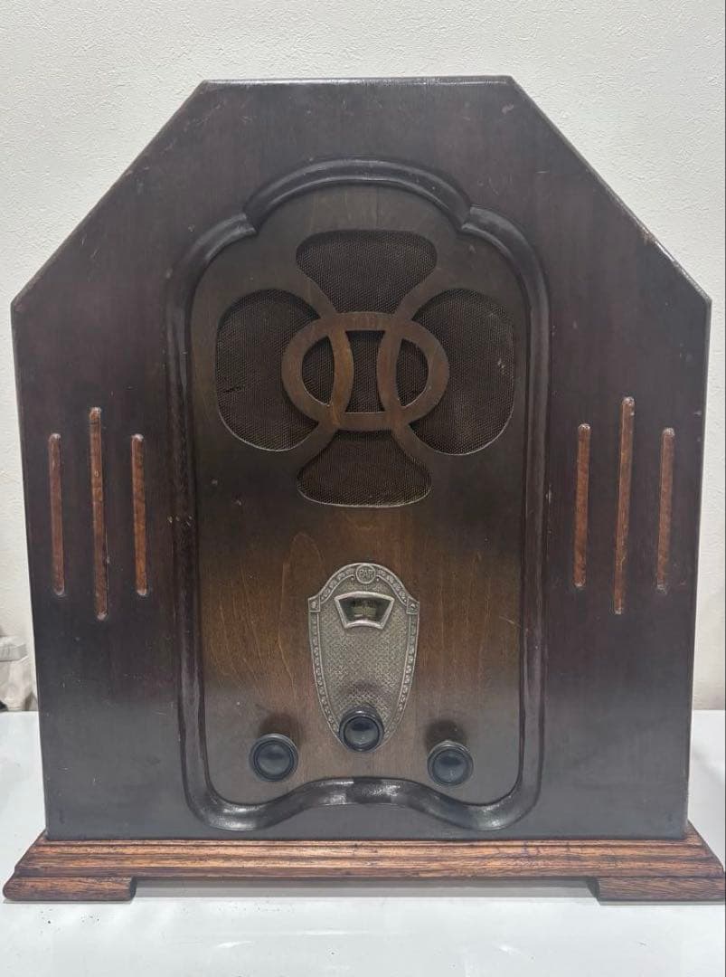 レトロ　真空管ラジオ　スパイダーアンテナ　整備済