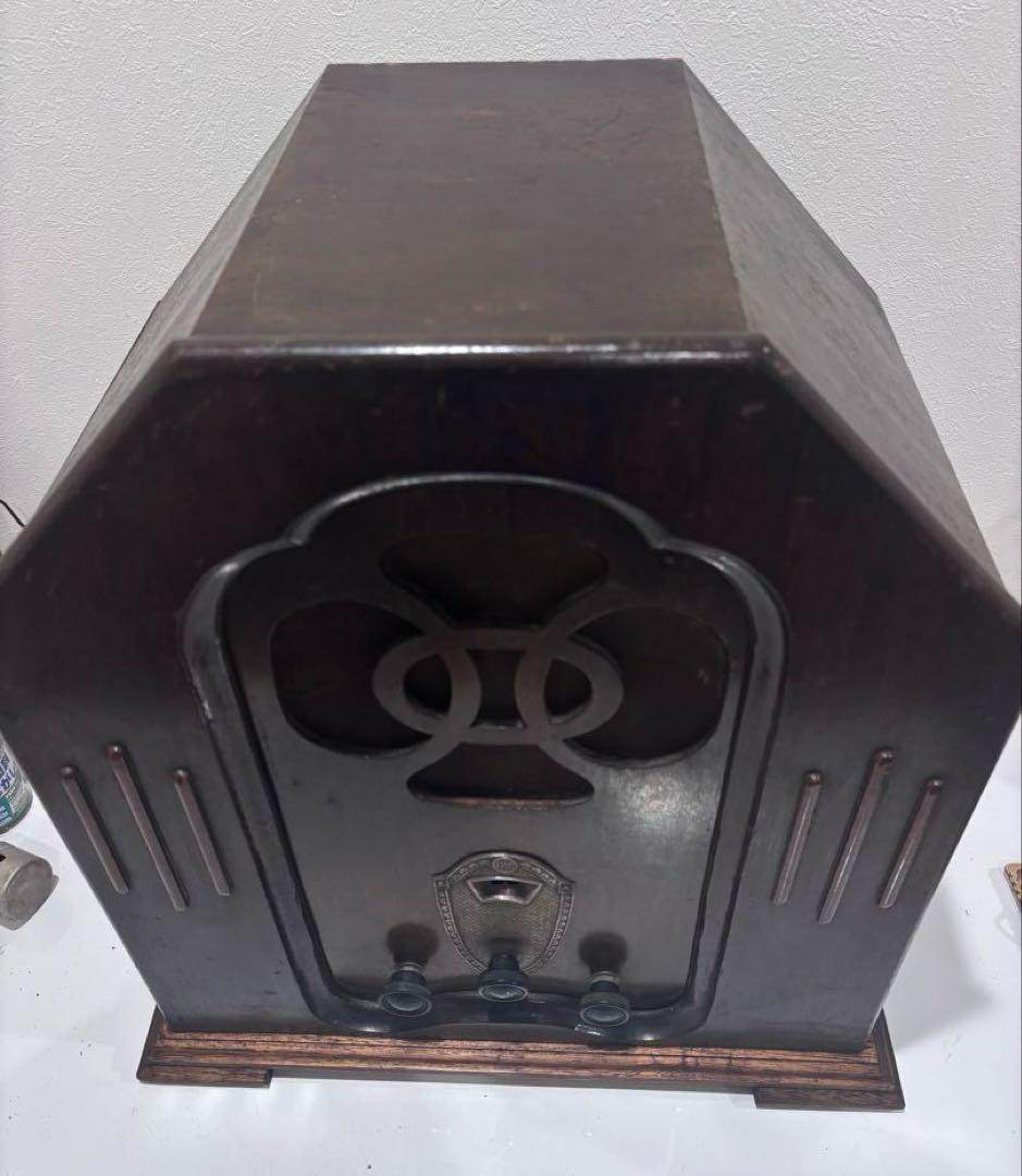 レトロ　真空管ラジオ　スパイダーアンテナ　整備済