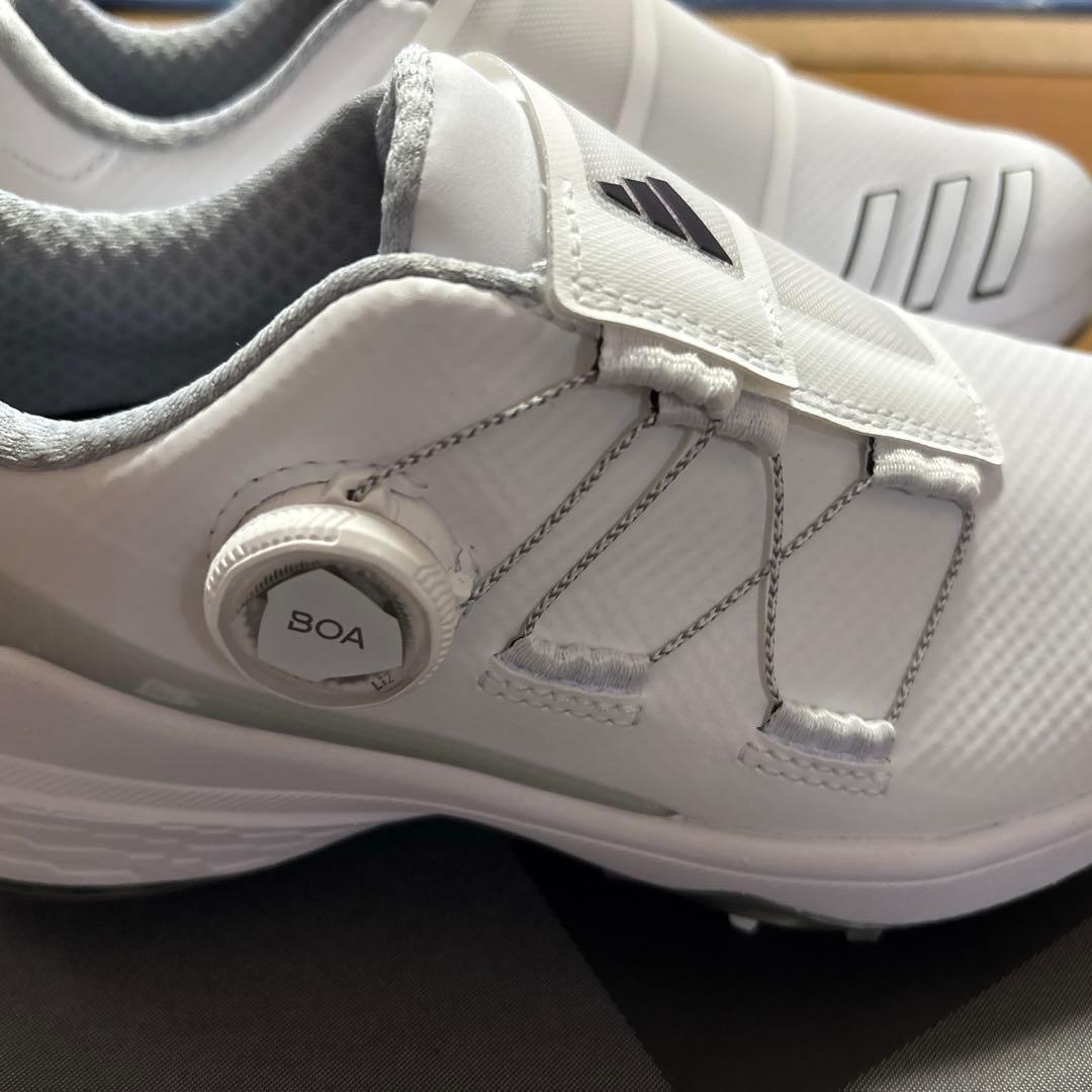 アディダス　レディース　ゴルフシューズ　ダイヤル式　２３cm