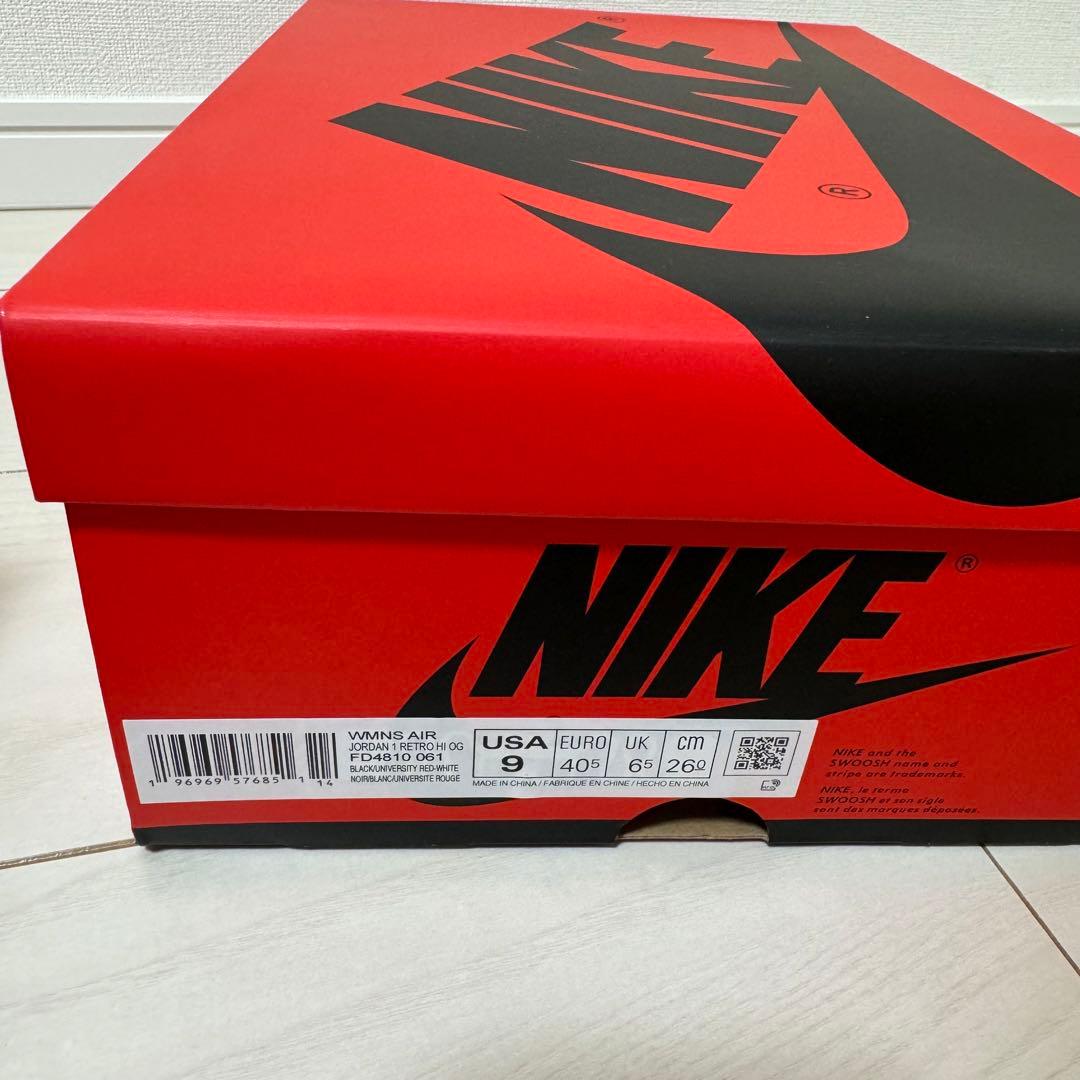 靴 AIR JORDAN 1 Satin Bred