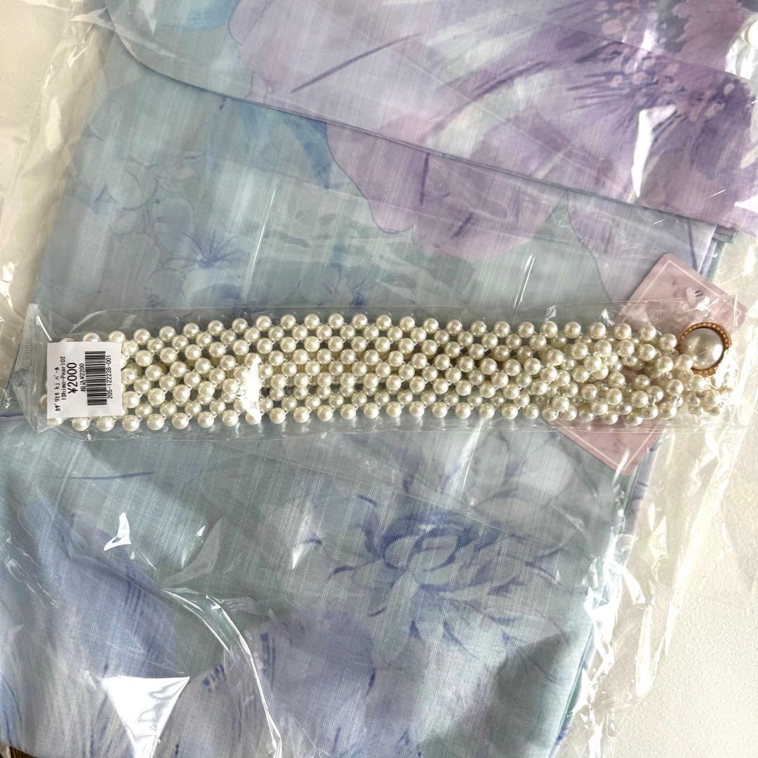 6点セットsugar nine 浴衣・帯2・帯飾り・下駄・髪飾り