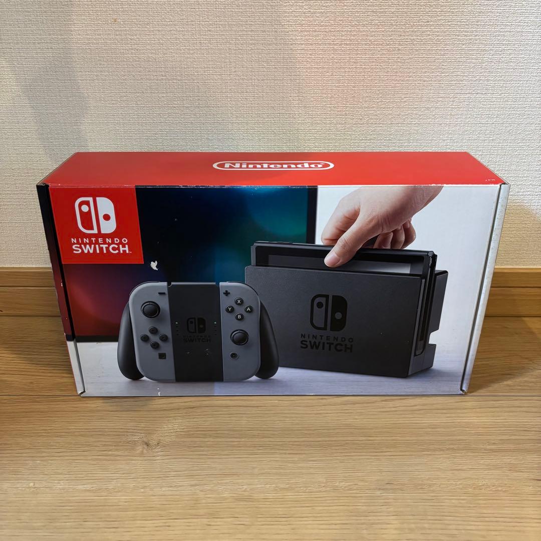 【美品】【付属品完備】Nintendo Switch 本体 グレー