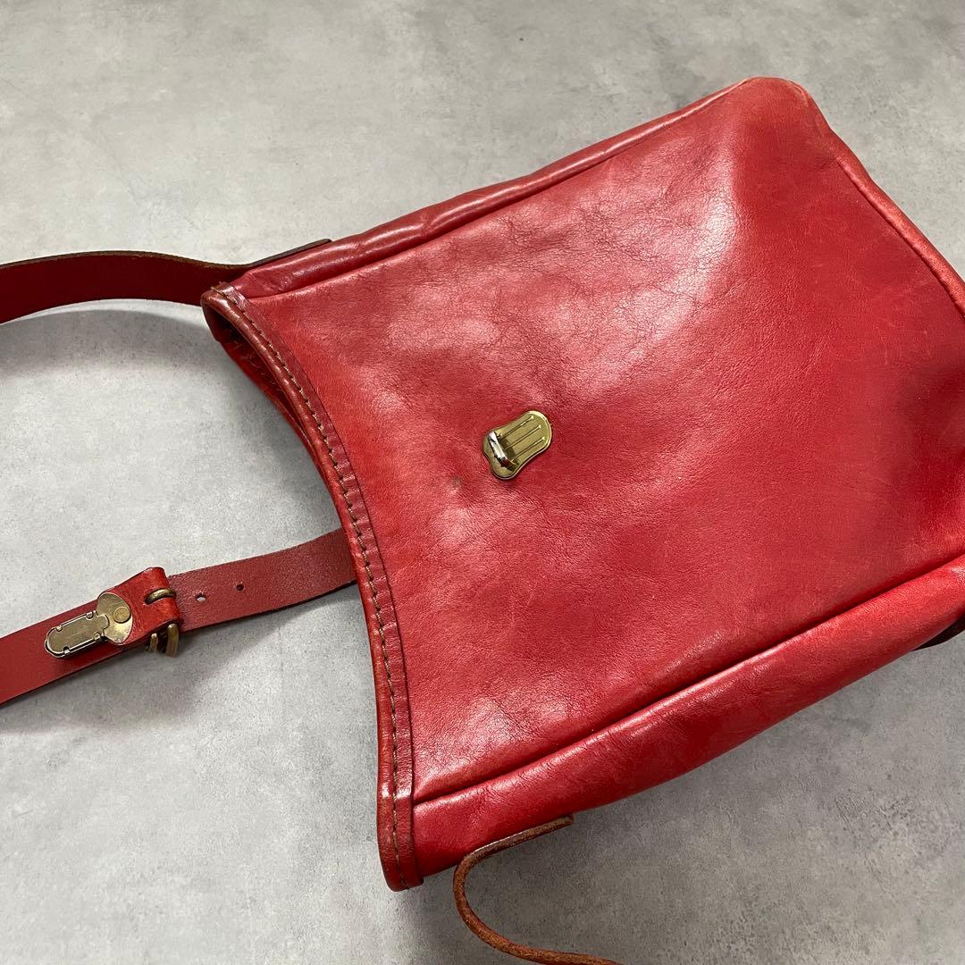 HERZ ヘルツ 気軽に使えるショルダーバッグ CK-91 レッド BU34