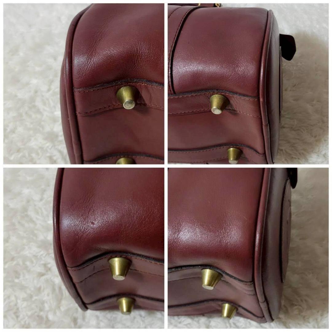 正規品　カルティエ　ミニボストンバッグ　マストライン　レザー　金具　南京錠　鍵