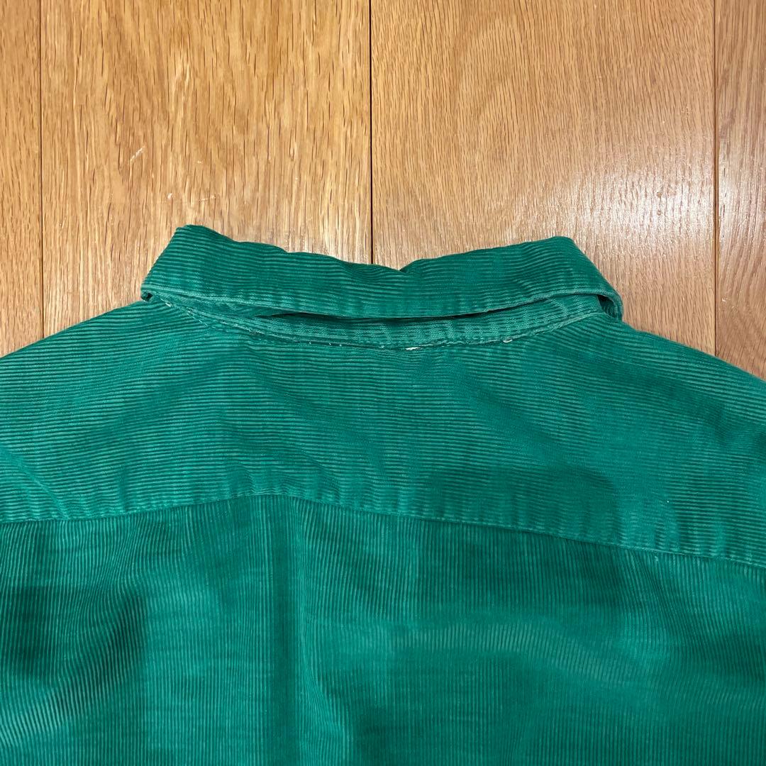 40s 50s コーディロイシャツ　オープンカラー　vintage