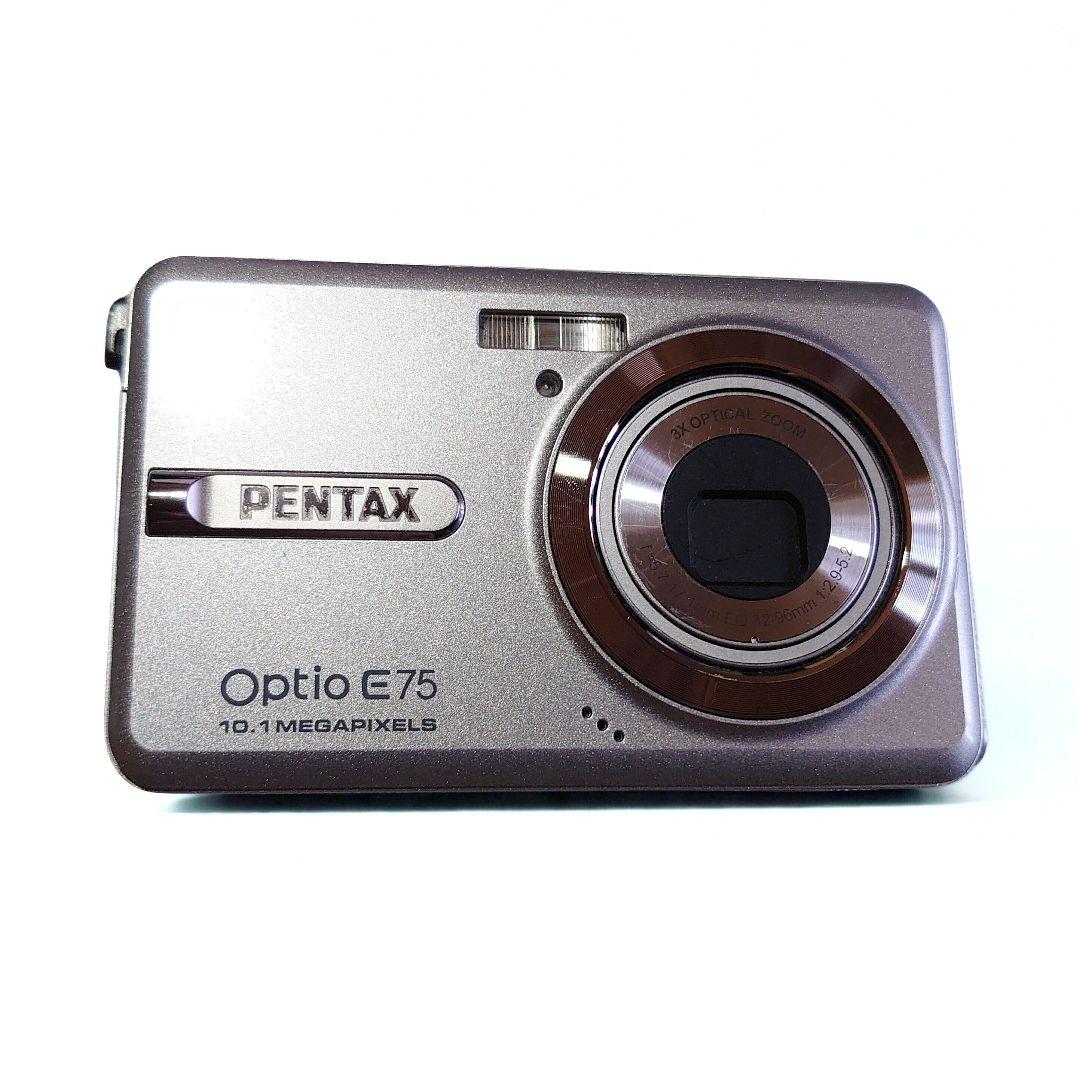 動作確認済 PENTAX Optio E75 平成レトロ レトロ コンデジ