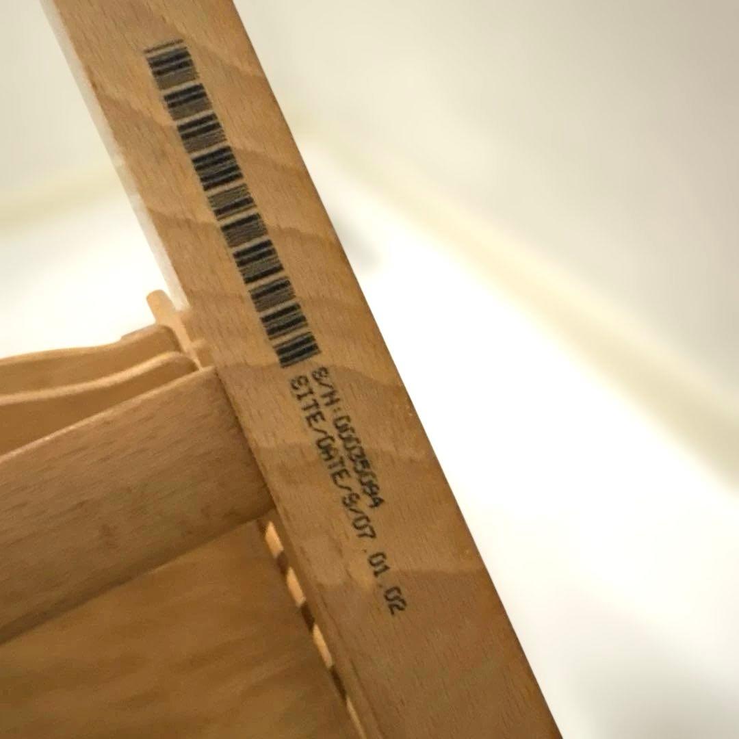 ストッケSTOKKEトリップトラップ　ナチュラル　シリアルナンバー0 取説付き