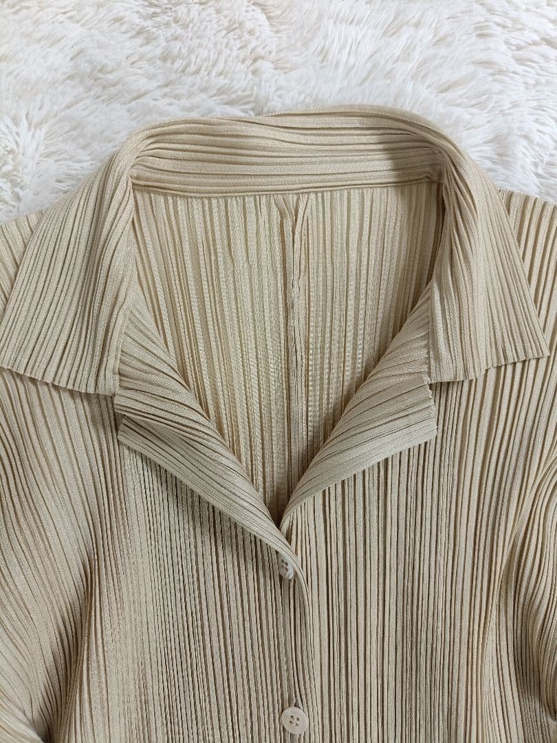 PLEATS PLEASE シャツ ブラウス【サイズ３ L相当】【長袖】