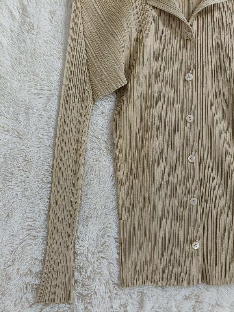 PLEATS PLEASE シャツ ブラウス【サイズ３ L相当】【長袖】