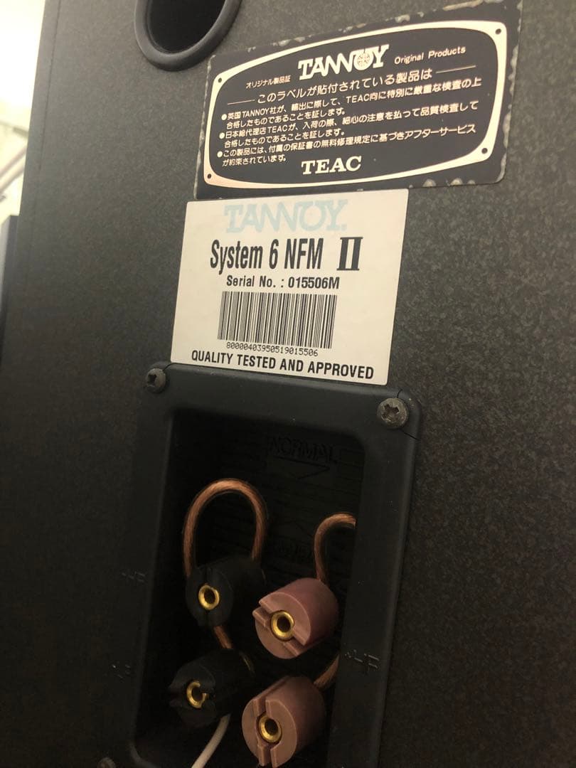 TANNOY System 6 NFM II 同軸2ウェイスピーカー タンノイ