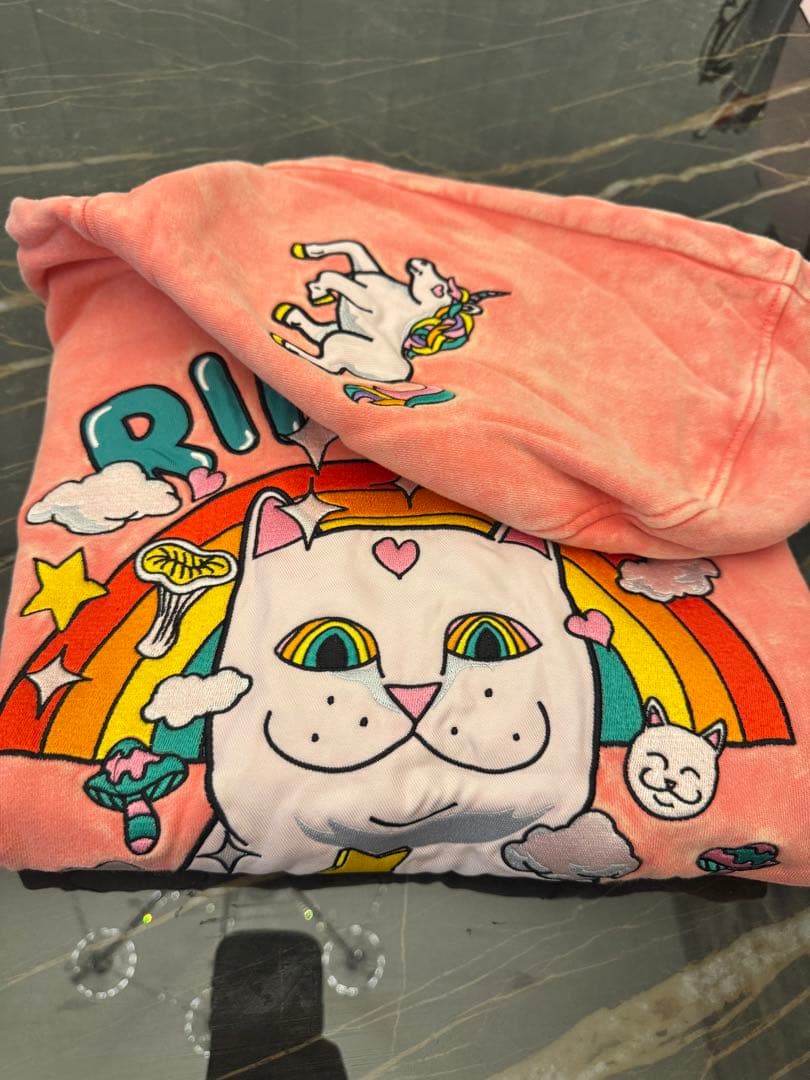 いずみん様分　RIPNDIP パーカー　ピンク