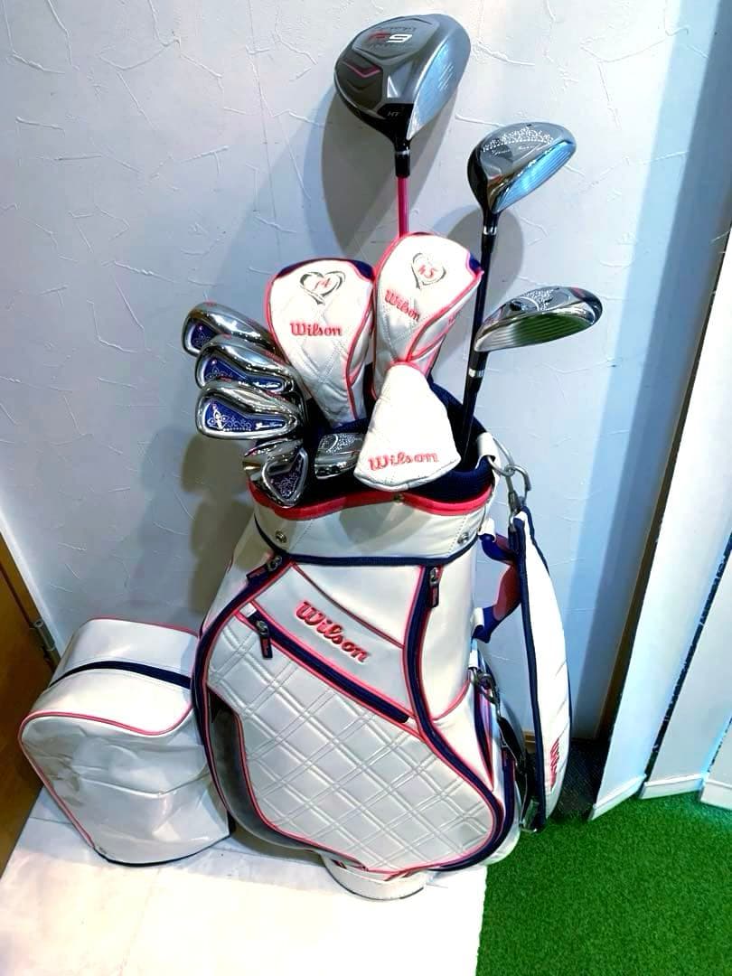 ほぼ新品未使用　ウィルソン　レディースゴルフクラブ セット　1w テーラーメイド