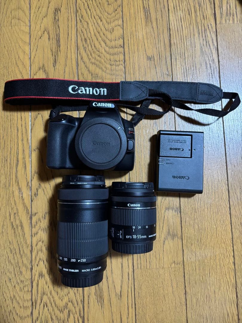 美品！！　　Canon Kiss10x デジタル一眼レフ ダブルレンズキット