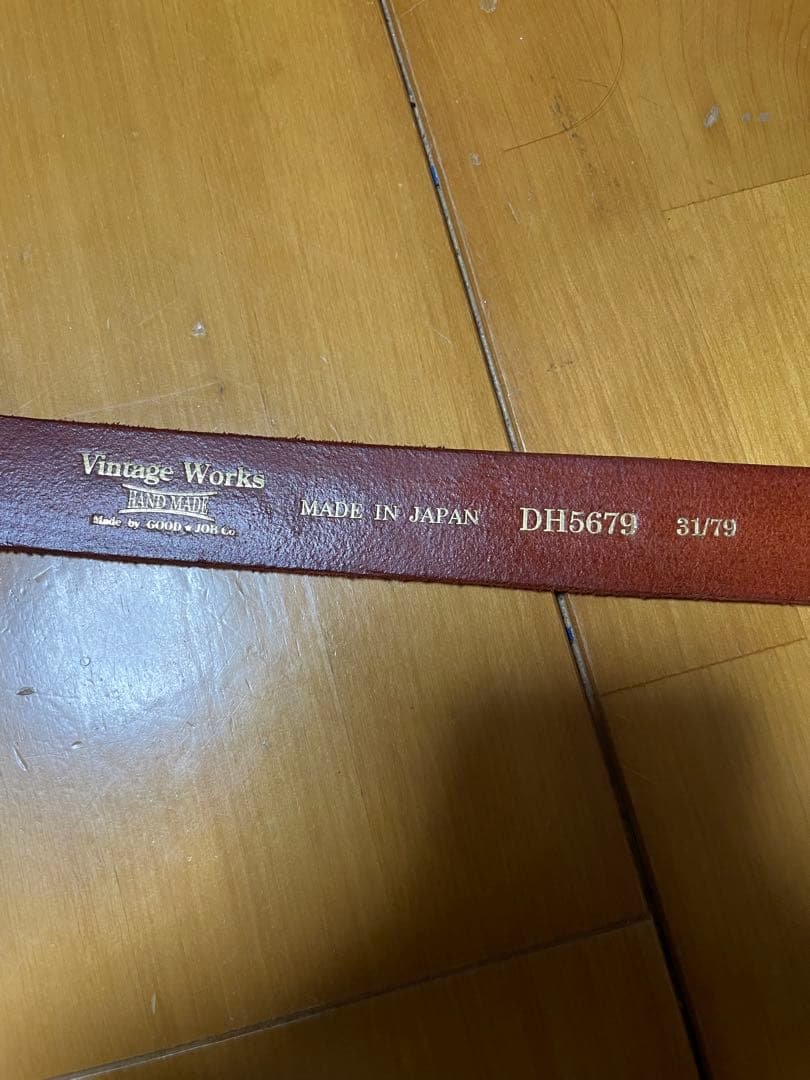 Vintage Works ベルト　ヴィンテージワークス　DH5679 茶芯