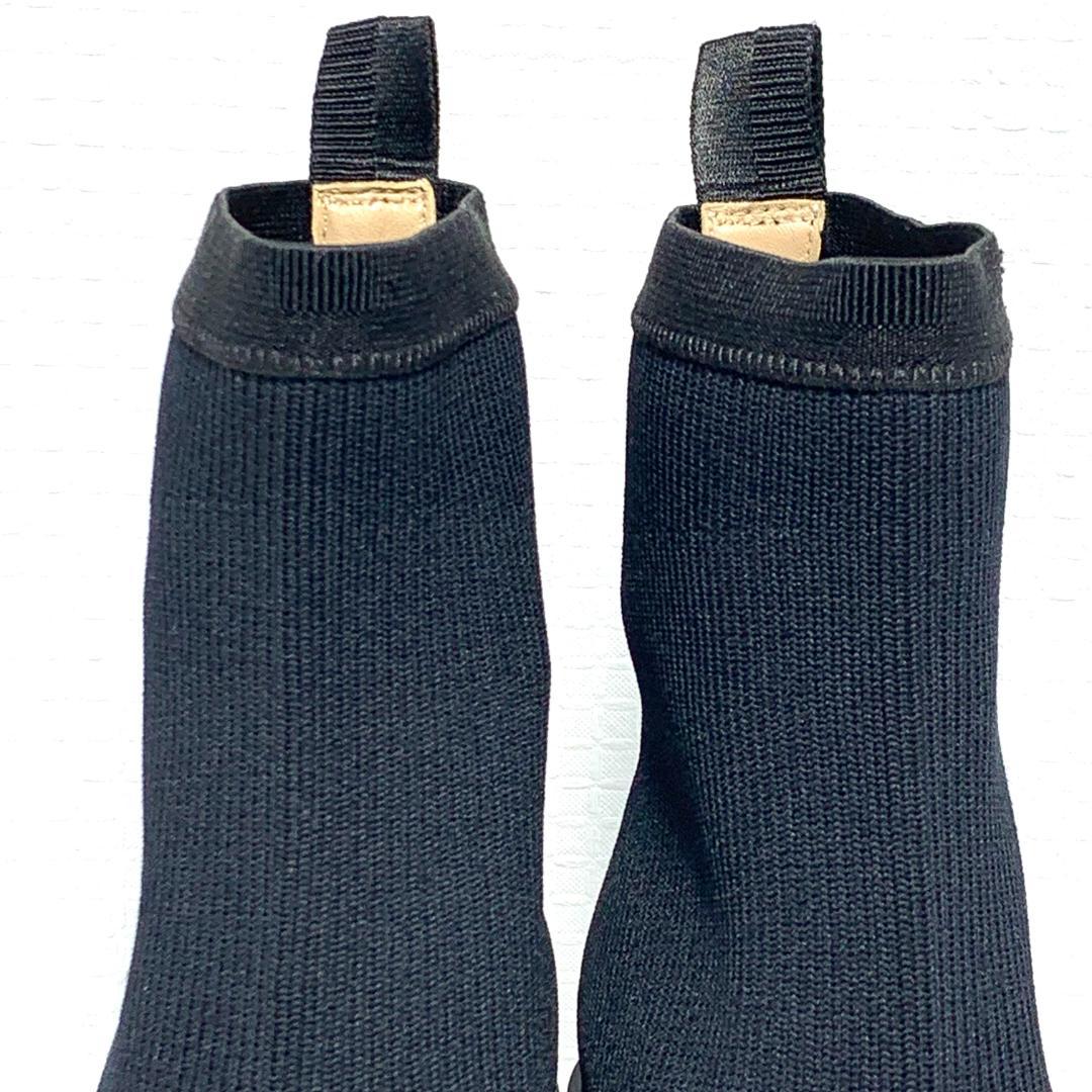 未使用✨ケイトスペード トールオーダーブーティー　プルオンニットブーツ　US7