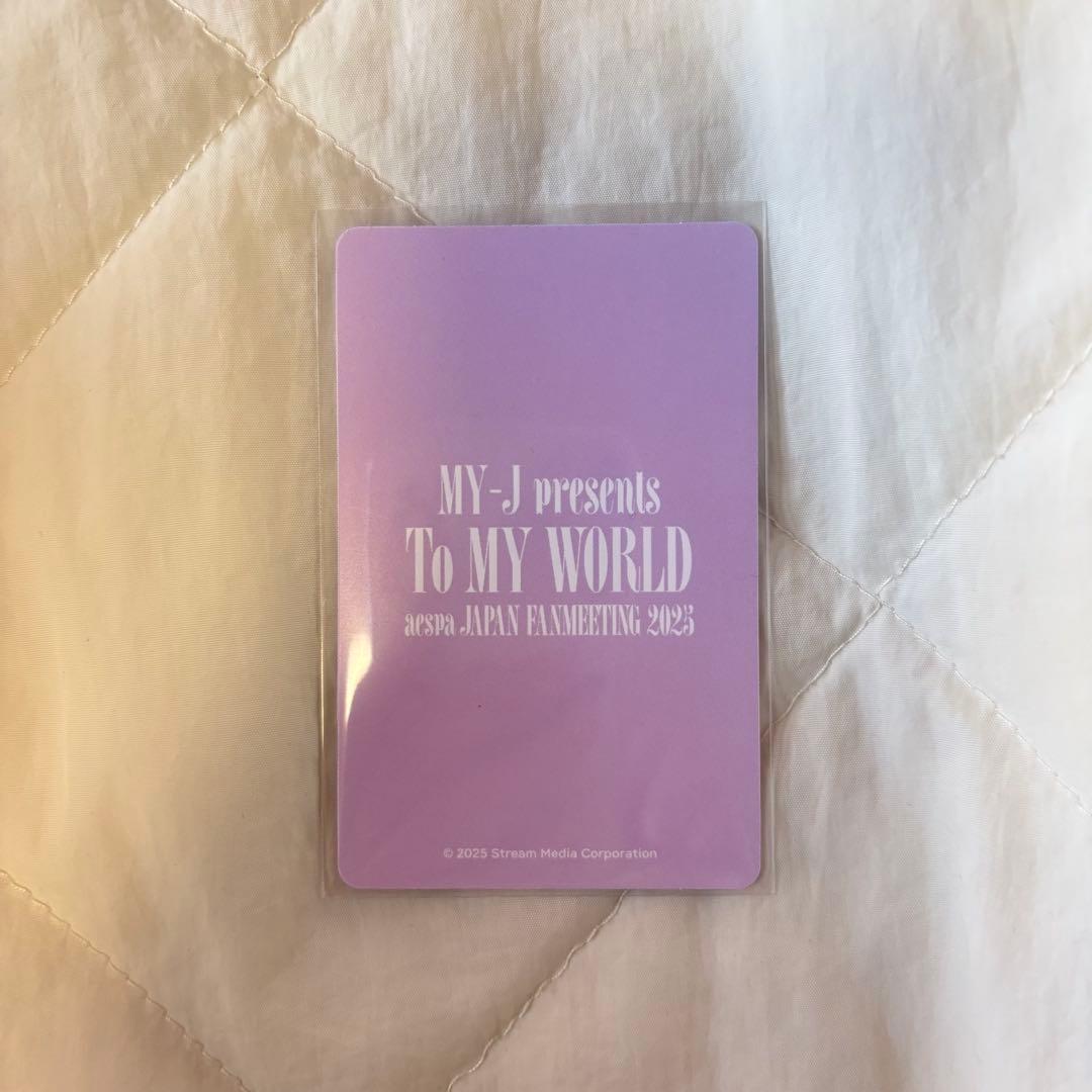 aespa ジゼル　トレカ　フォトカードケース