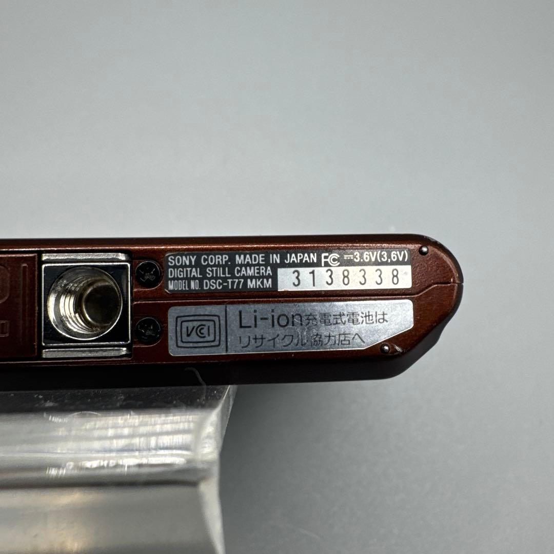 T001 SONY cyber shot DSC T77 デジタル カメラ