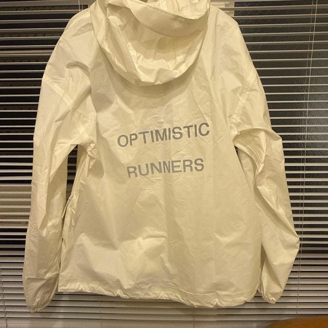 Optimistic Runners レインジャケット XL