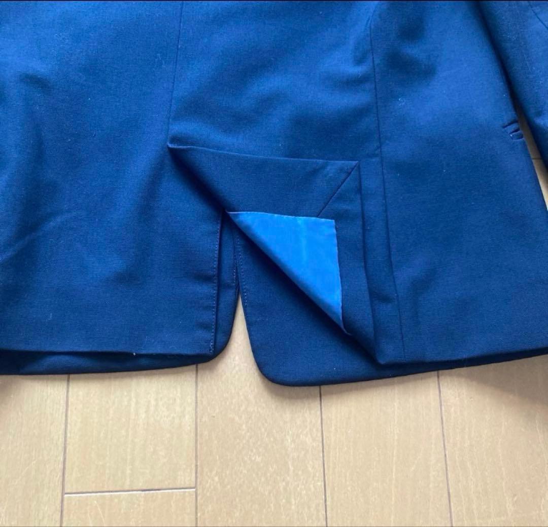 グリーンレーベルリラクシング パンツ　スーツ 40 紺　ノーカラー　ストレッチ