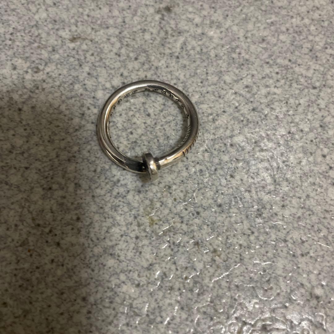 クロムハーツ　リング　(黒A33)23号