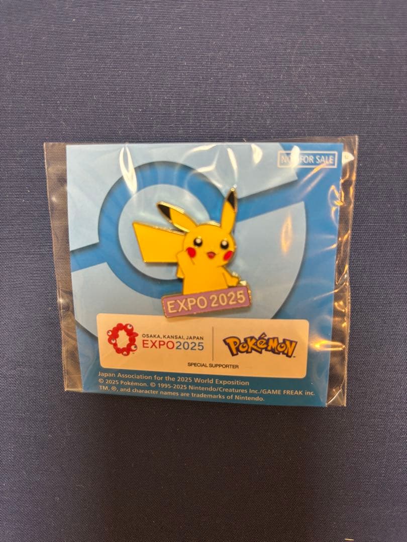 【非売品】ポケモン ピカチュウ ピンバッジ 大阪関西万博EXPO 2025