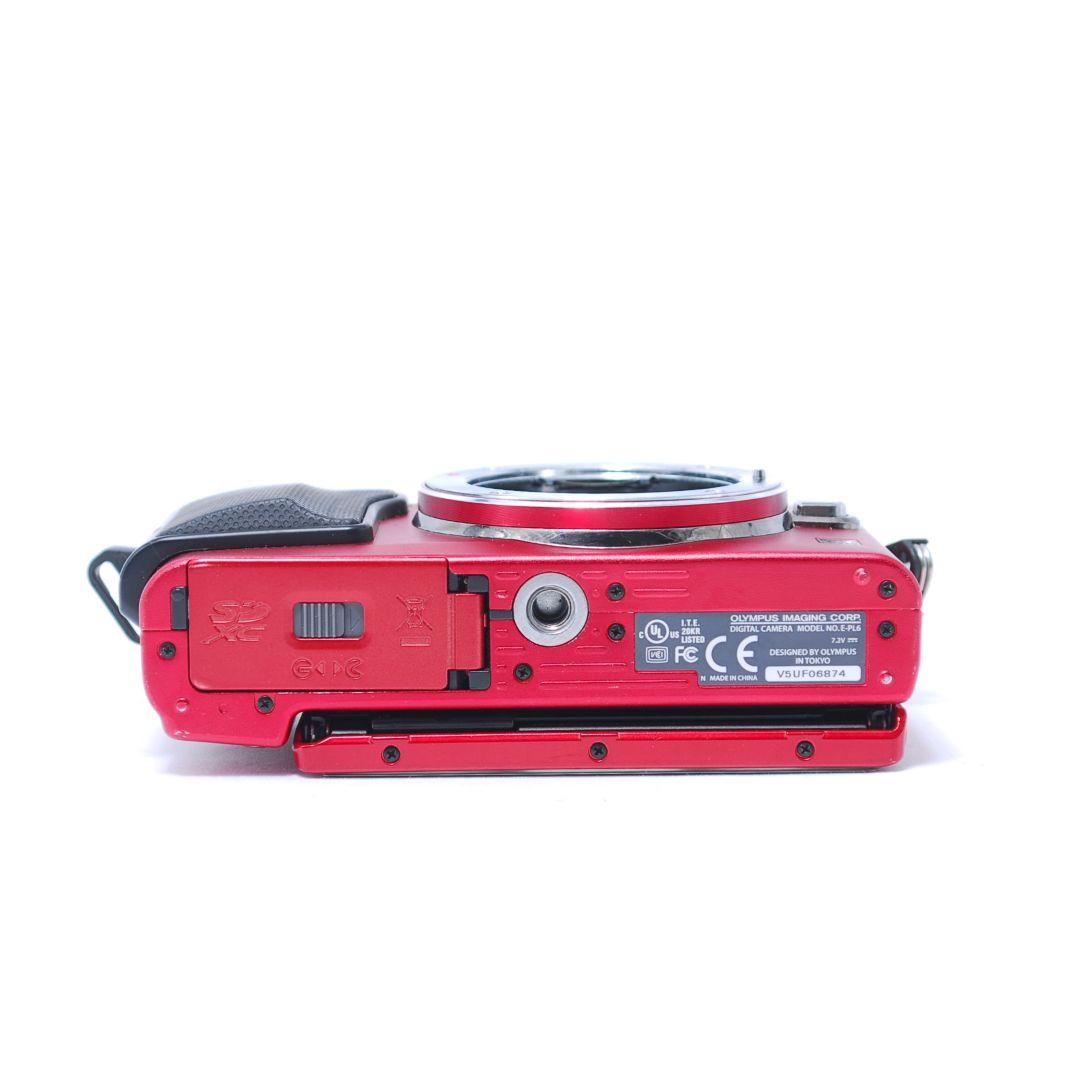 ❤即購入1000円OFF❤OLYMPUS PEN E-PL6 REDレンズキット
