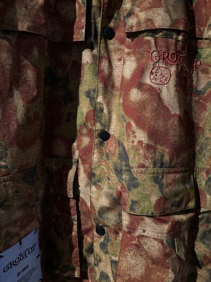 MCQ ALEXANDER MCQUEENカモ柄　ミリタリージャケット L