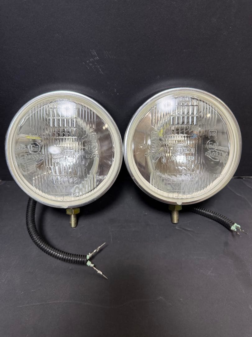 激レア　希少　当時物デュアルカウル用CIBIEフォグランプ/ライトカバー付シビエ