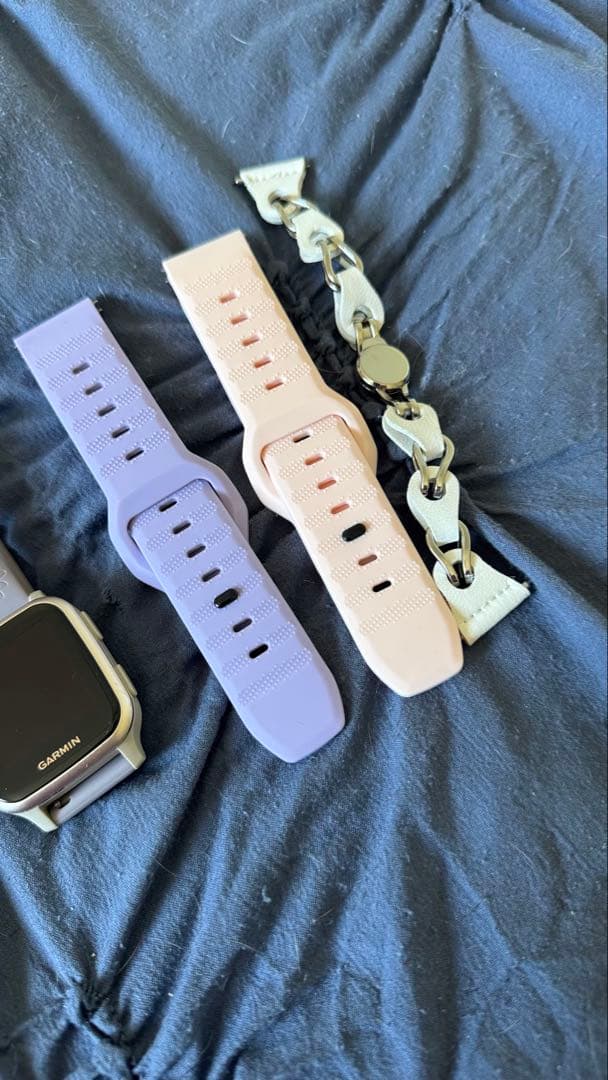 Garmin Venu Sq 本体 + 替えバンド4本付き 美品