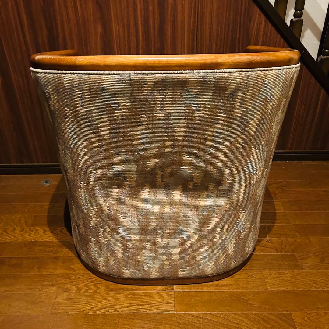 【良品】 シングルソファー 腰掛け椅子 家具 1人用椅子 ③