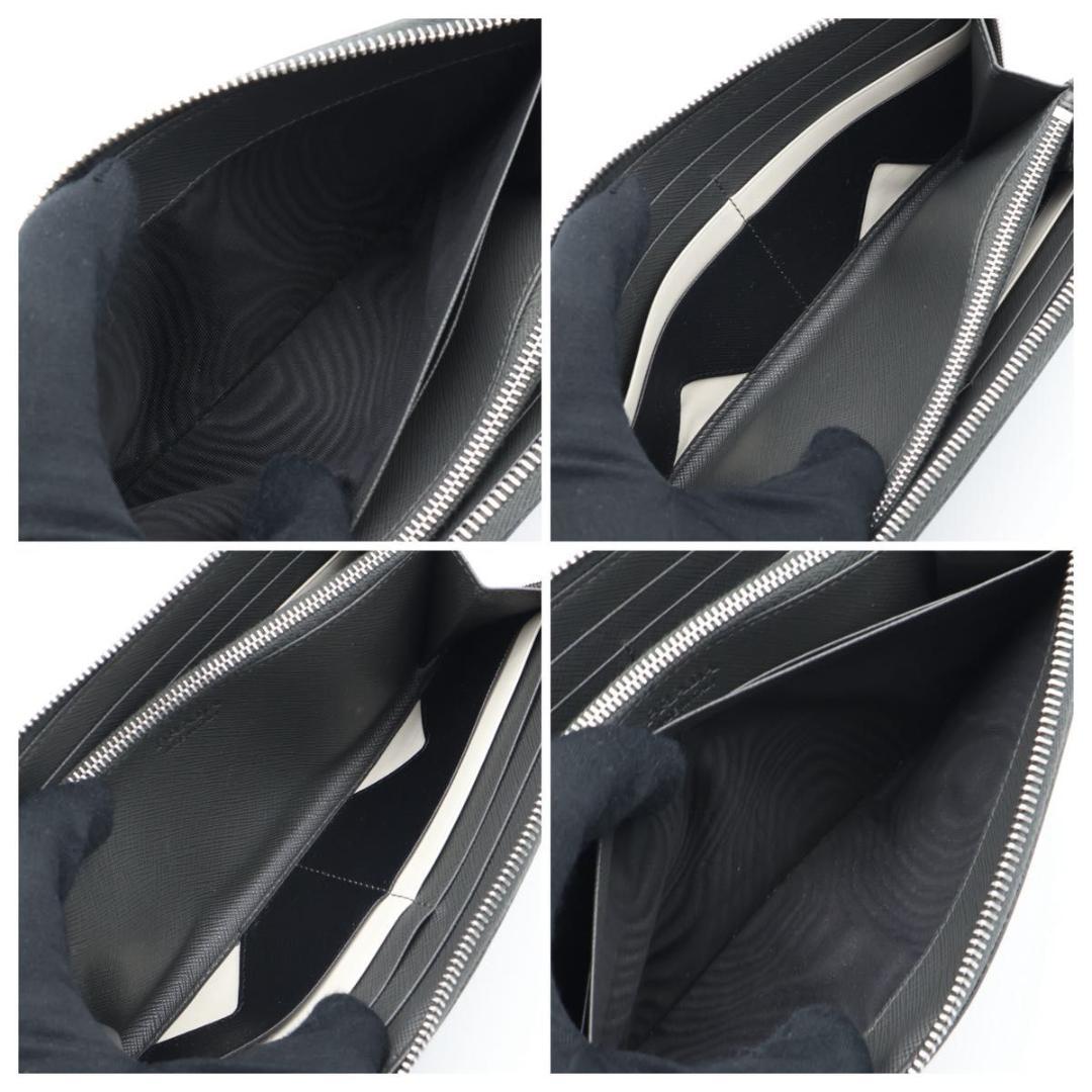 【極美品】PRADA ジップアラウンドウォレット　サフィアーノレザー　長財布