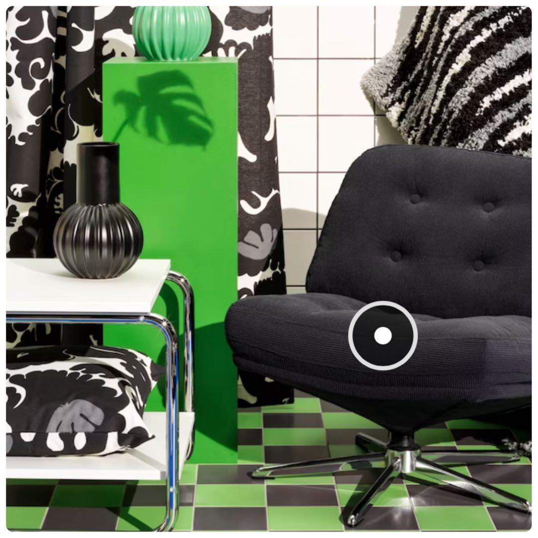 《「新品＊未開封」》椅子 ソファ IKEA ディヴリンゲ 回転パーソナルチェア
