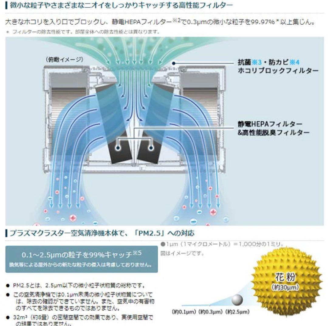 【新品】プラズマクラスターSHARP FU-M1400-W 空気清浄機 65畳用