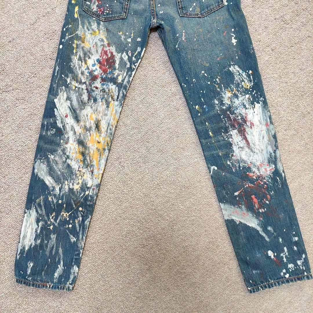 DENIM&SUPPLY RALPH LAUREN ペンキ デニム　24　美品