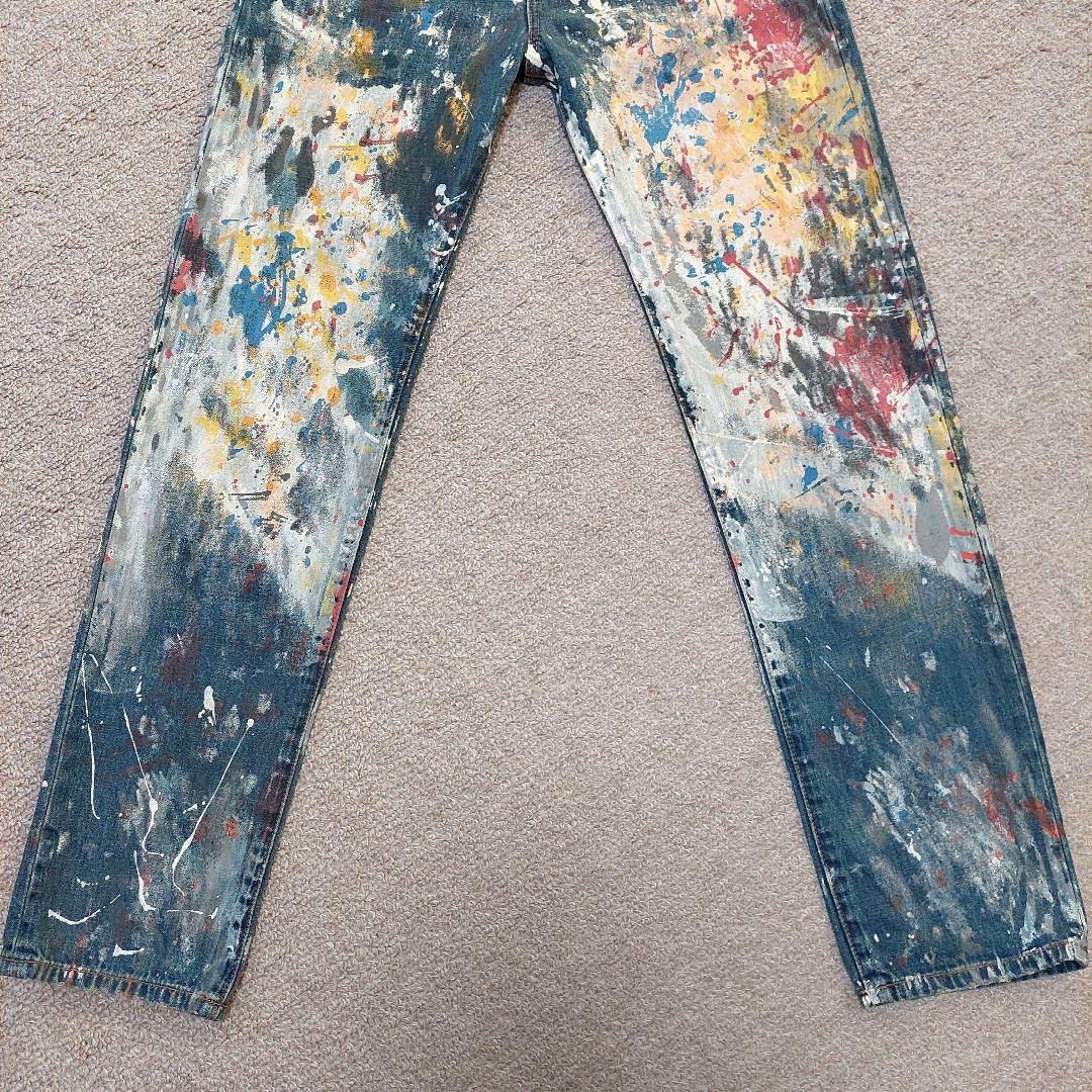 DENIM&SUPPLY RALPH LAUREN ペンキ デニム　24　美品