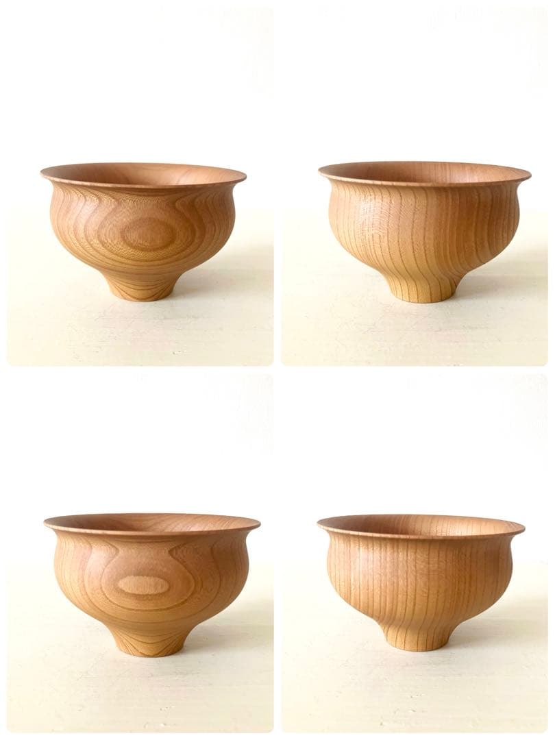 我戸幹男商店　TSUMUGI 汁椀　百合　Plain ペア