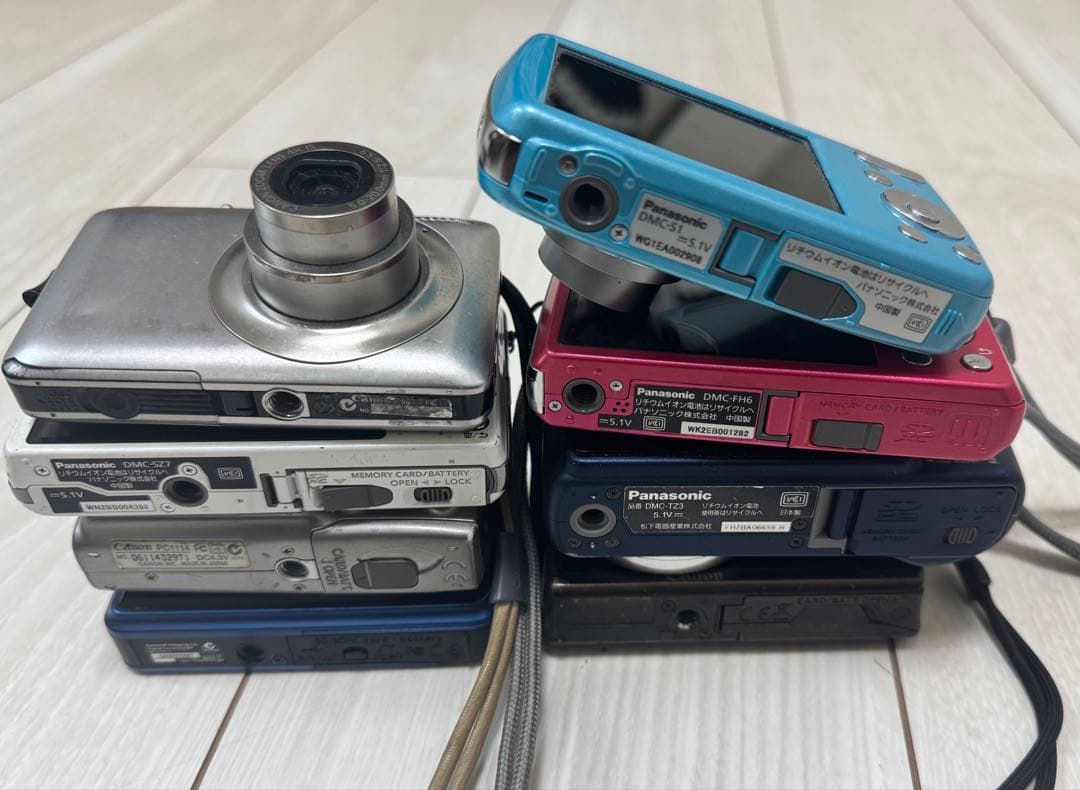 デジタルカメラ　8点セット(未確認) (ジャンク品)