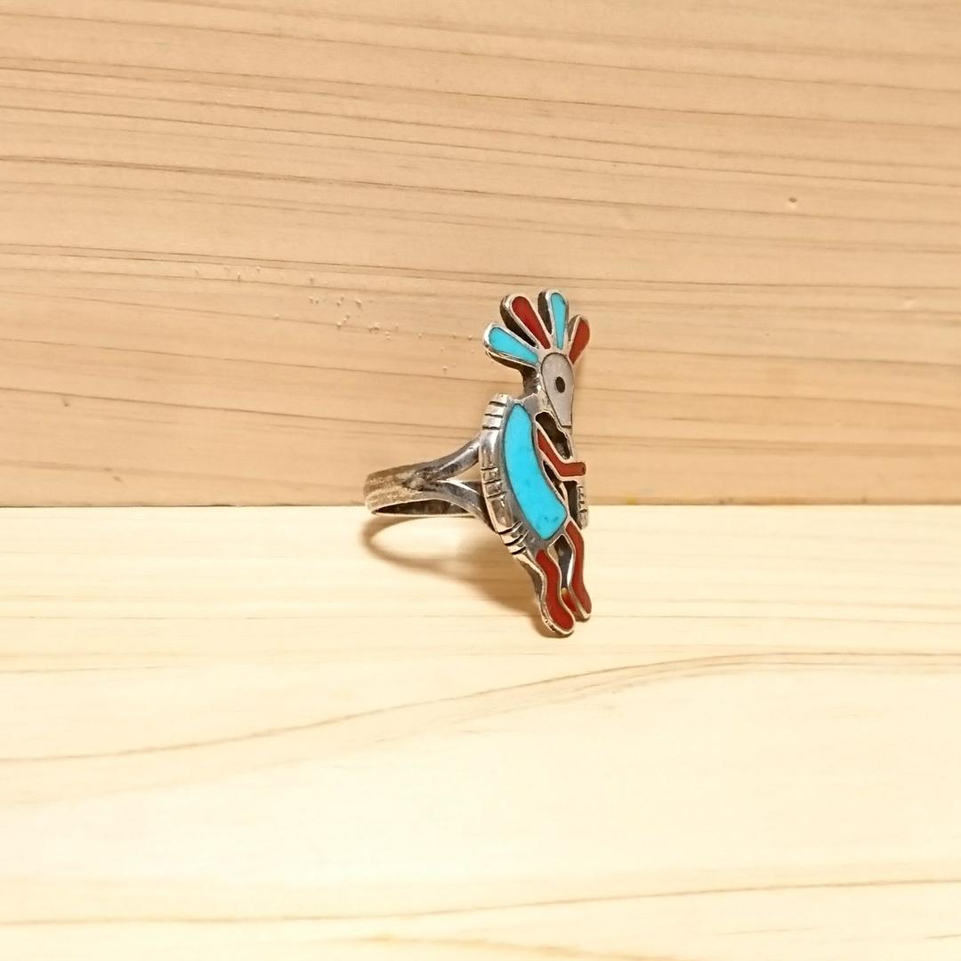 インディアンジュエリー ココペリ リング【#15】