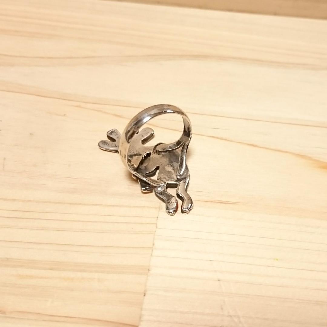 インディアンジュエリー ココペリ リング【#15】