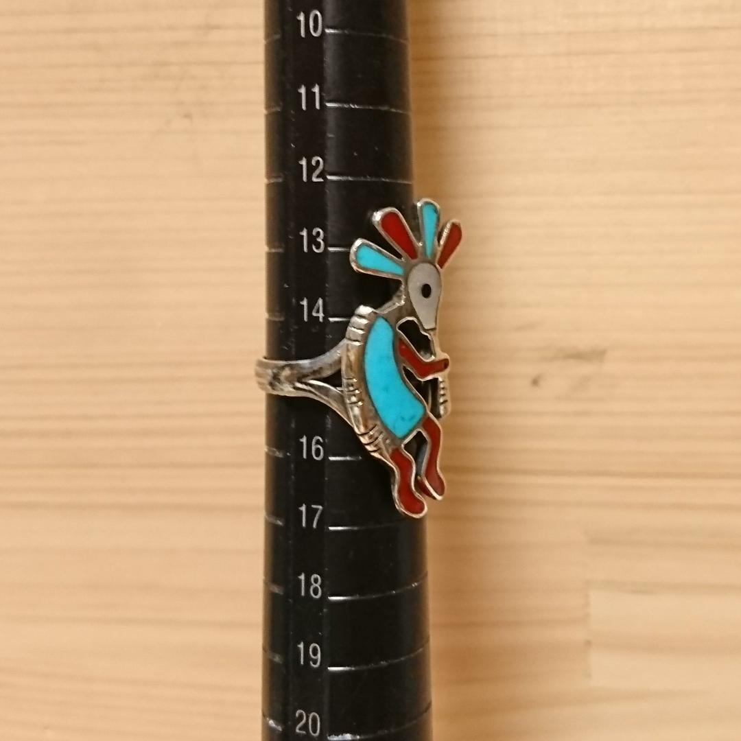 インディアンジュエリー ココペリ リング【#15】