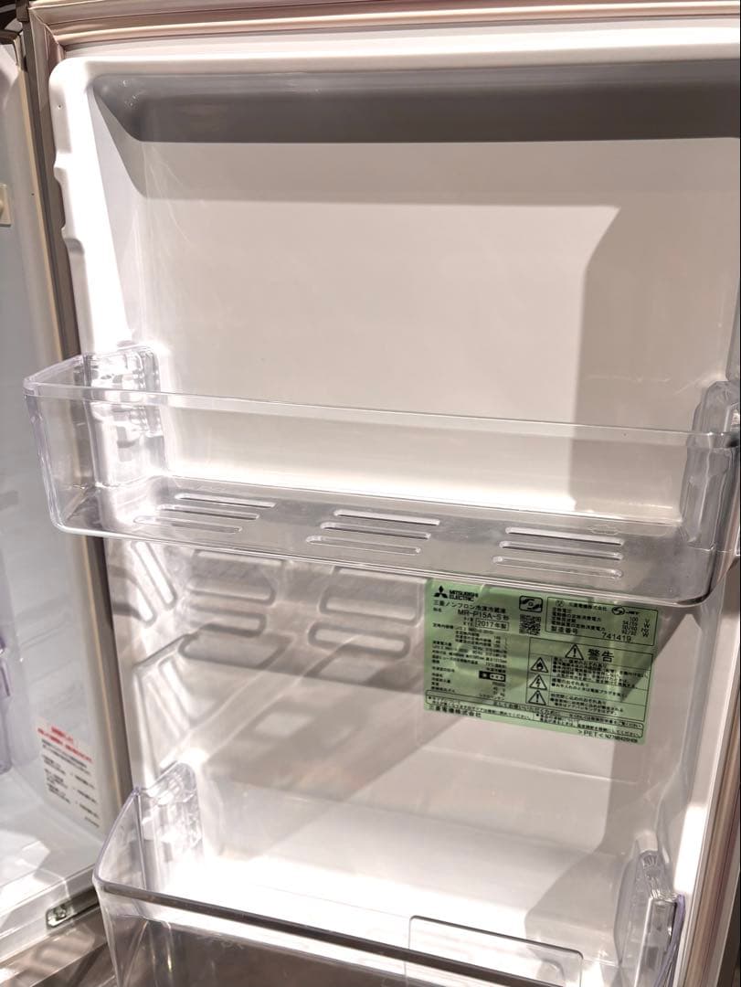 【引取限定】三菱ノンフロン冷凍冷蔵庫　MR-P15A-S