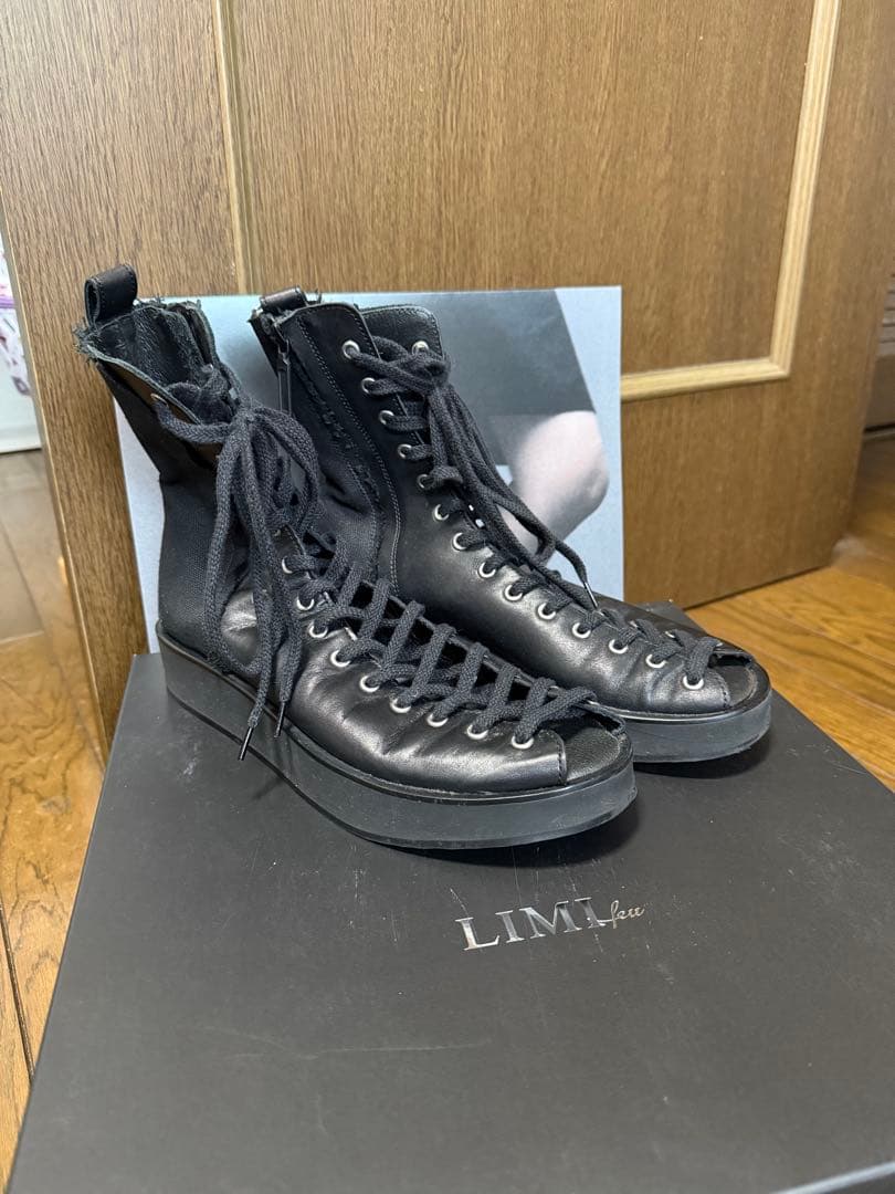 LIMI feu 黒 ブーツ 04