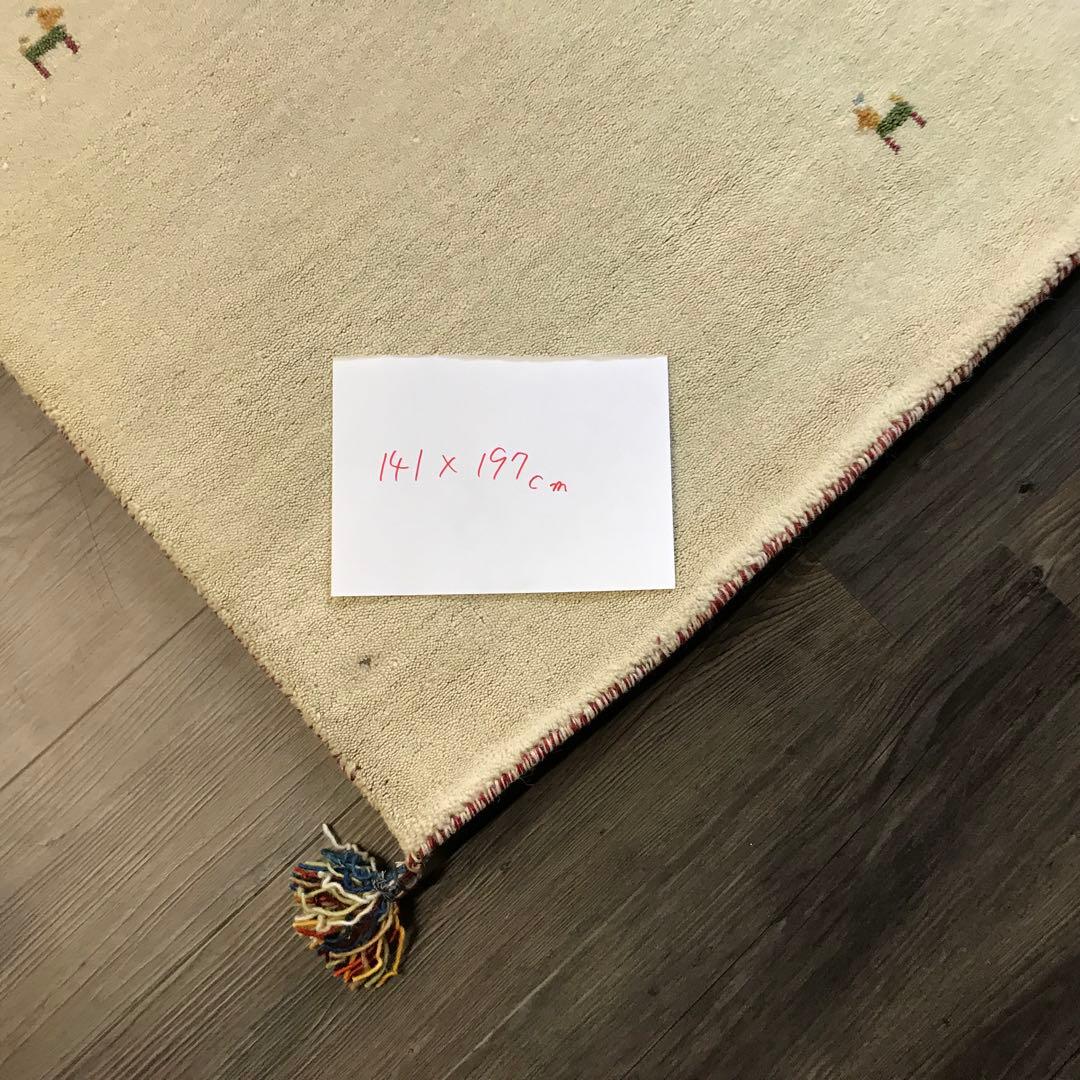 早い者勝ち! 141x197cm ギャッベ ギャベ ラグ ラグマット 1