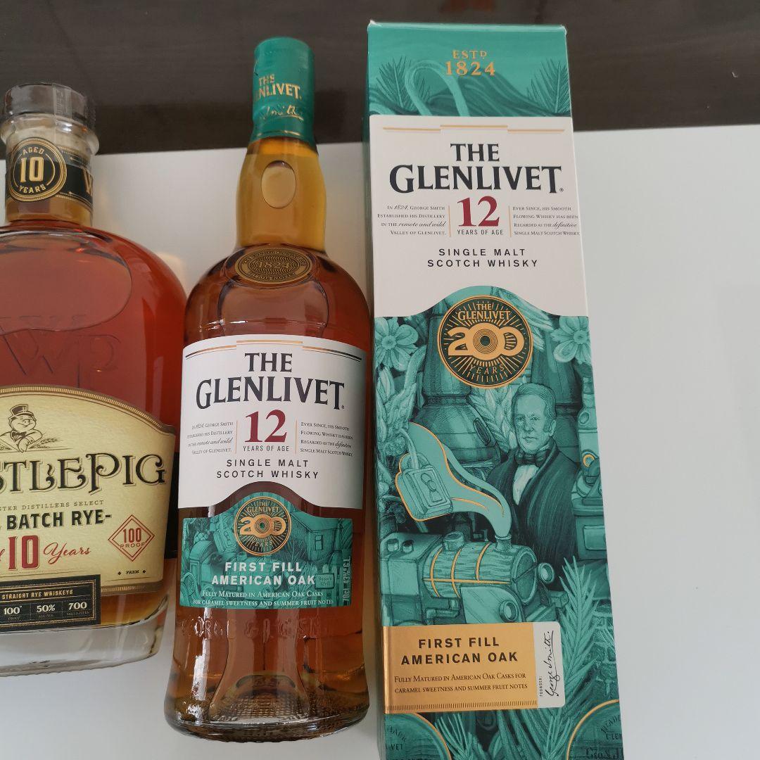 WHISTLEPIGとTHE GLENLIVETの二個セット