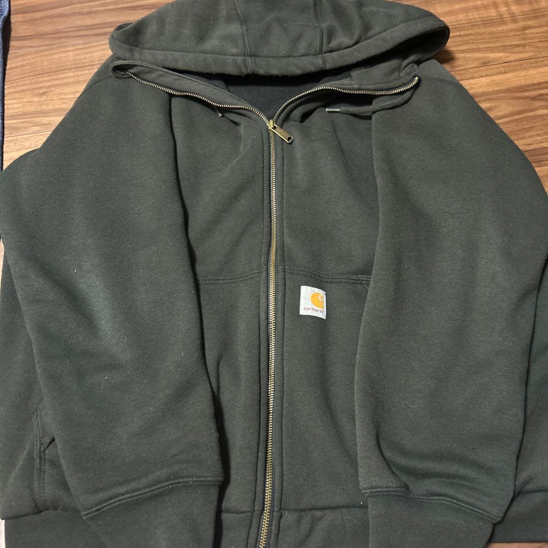 carhartt ジップパーカー　ブラック