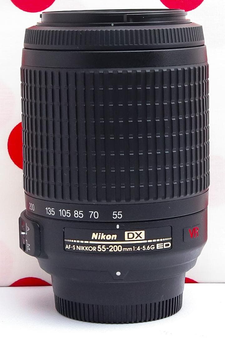 ニコン Nikon AF-S 55-200mm VR❤手振れ補正付き❤望遠レンズ