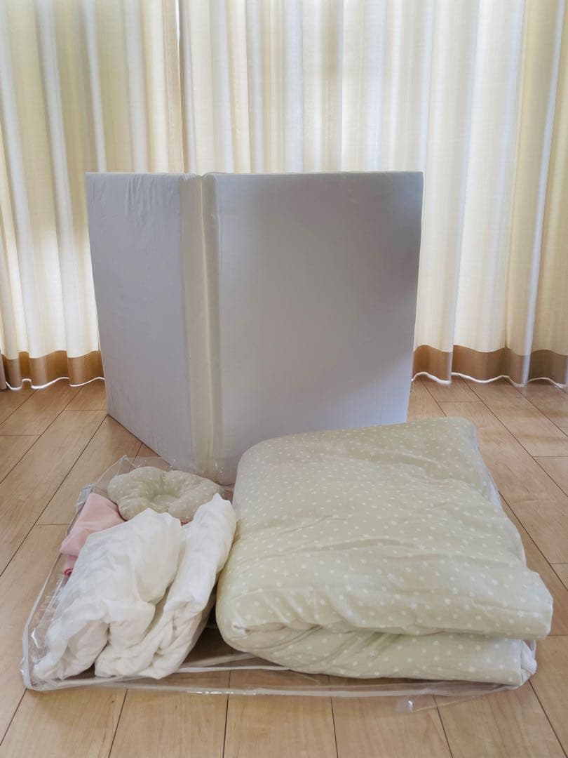 ◎布団セット◎ カトージ ベビーベッド ハイポジションベビーベッド アーチ