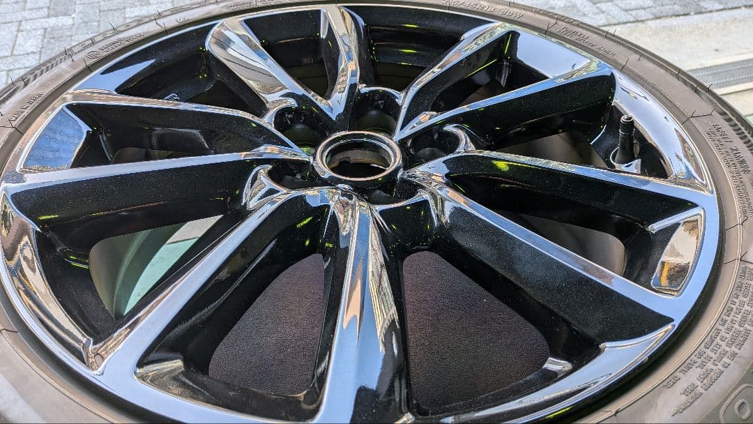 マツダ３ファストバック純正 265/45R18 タイヤ・ホイールセット1本