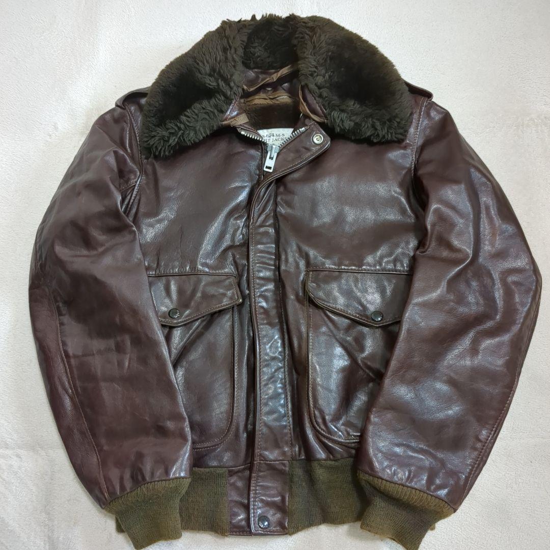 SCHOTT G-1 牛革 レザージャケット ボアライナー フライトジャケット