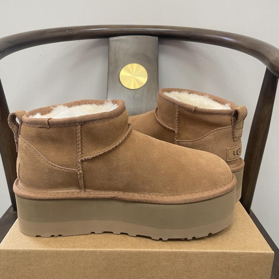 UGG クラシック ウルトラ ミニ プラットフォーム 厚底ブーツ 25cm